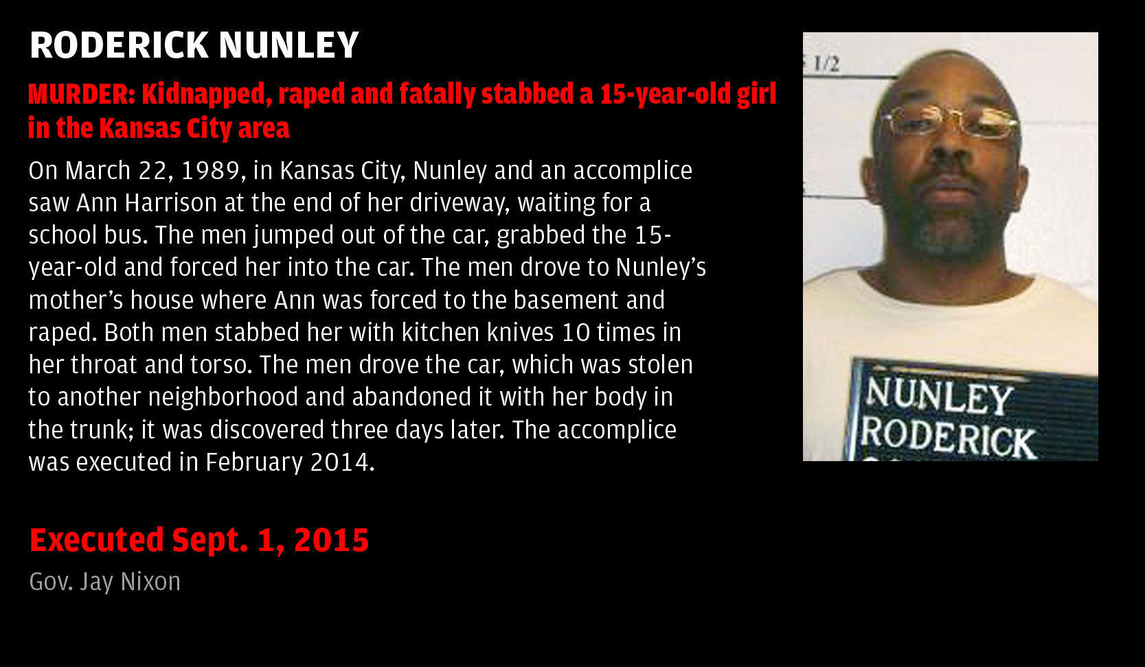 Executed Sept. 1, 2015: Roderick Nunley